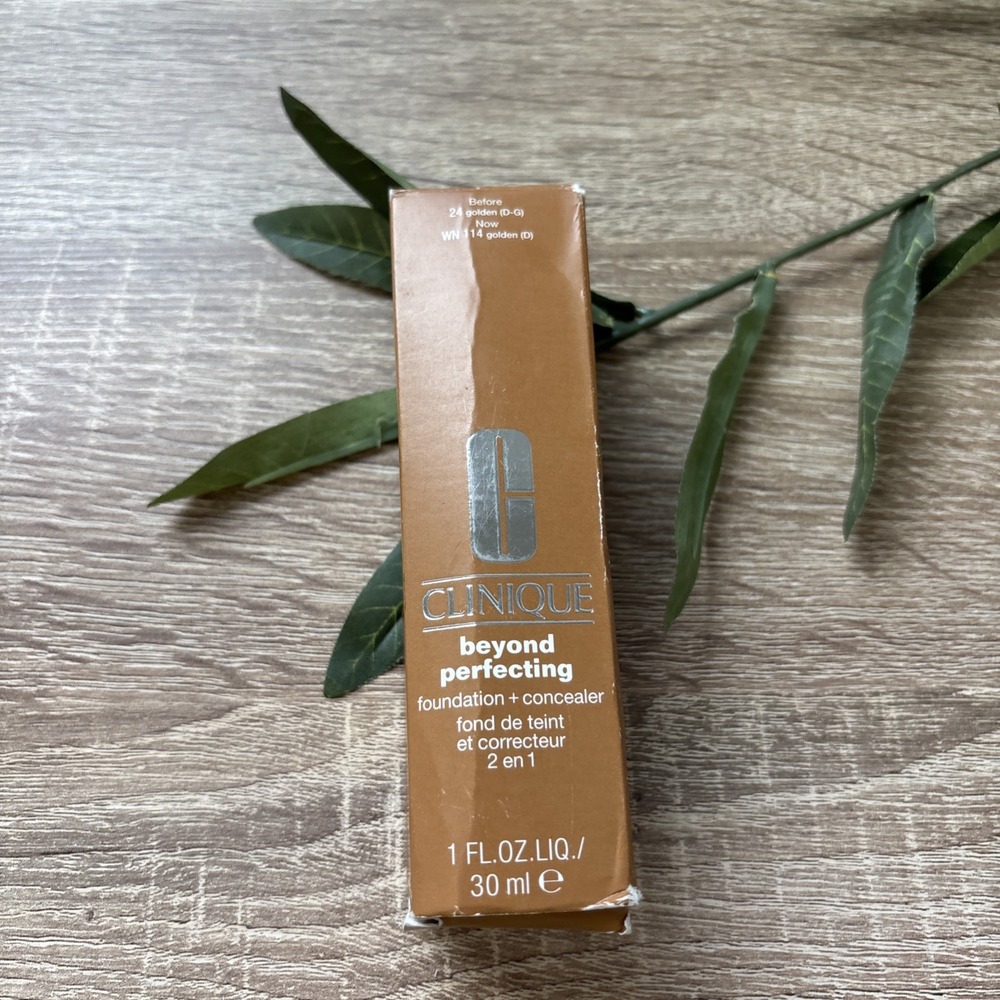 Clinique Beyond Perfecting Foundation Concealer 1 Fl Oz WN 114 Golden